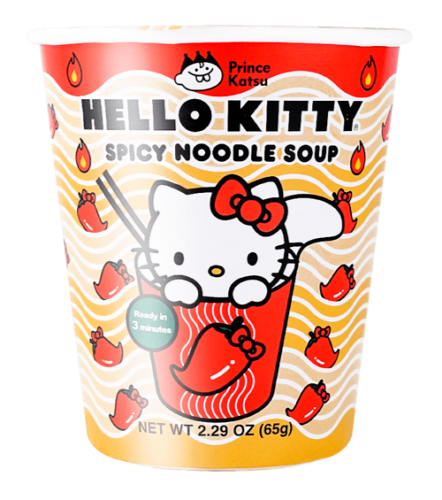 Hello kitty spicy noodle soup