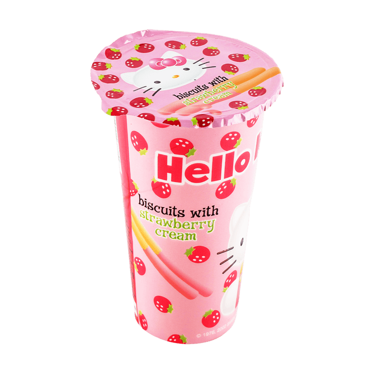 Hello Kitty Biscuits Strawberry Cream