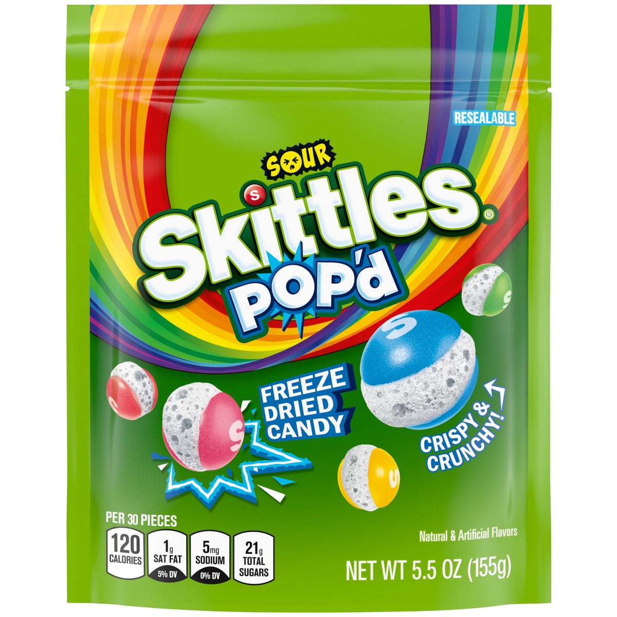 Skittles Popd Sour Freeze Dried Candy Exotic Snack Guys skittles-popd-sour-freeze-dried-candy-exotic-snack-guys