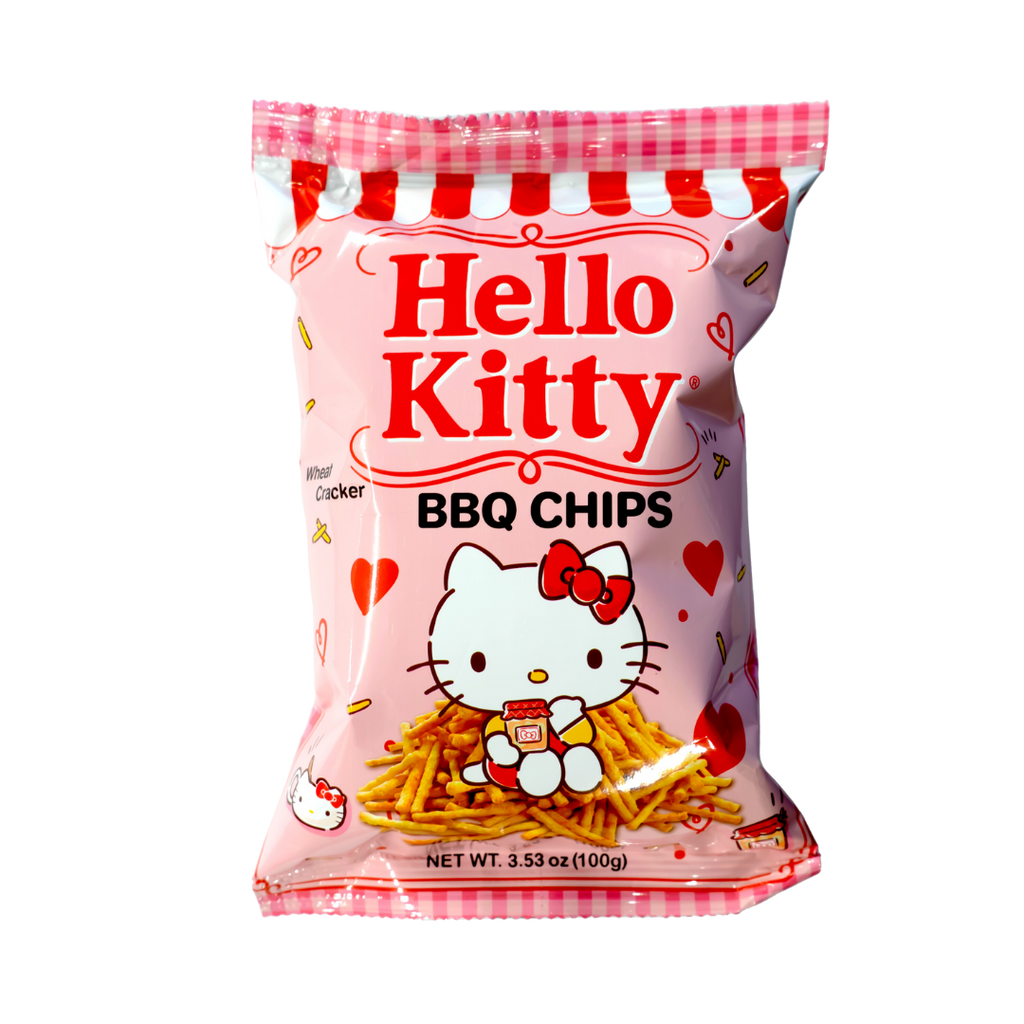 Hello Kitty Wheat Cracker BBQ Chips