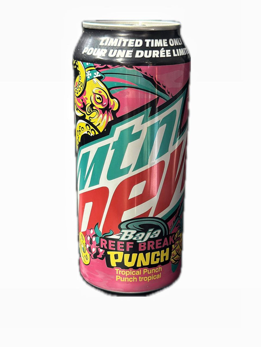 Mountain Dew Baja Tropical Punch Exotic Snack Guys