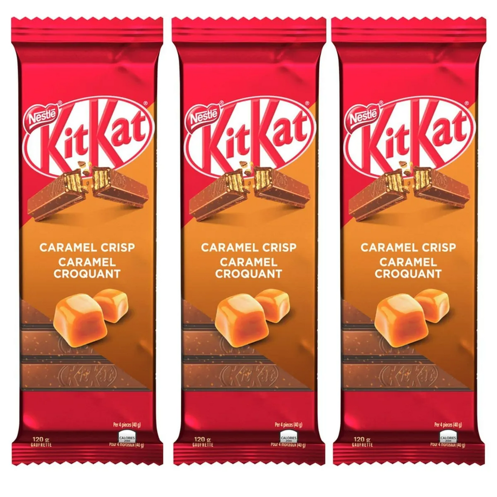 Kitkat Caramel Crunch 120g Bar Wholesale - Case of 15