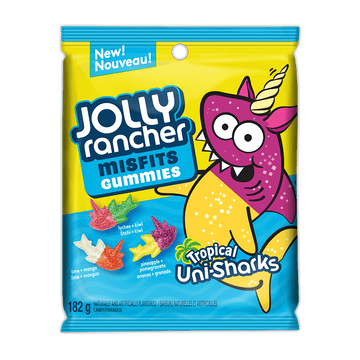Jolly Rancher Misfits Uni-Shark 182g Bag Wholesale - Box of 10