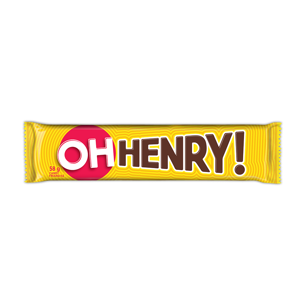 Hersheys Oh Henry 58g Bar Wholesale - Case of 24