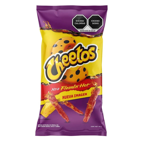 Cheetos Xtra Flamin Hot Mexico - 5.11 Oz – Exotic Snack Guys