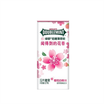 Wrigley Doublemint Cherry Blossom and White Peach.