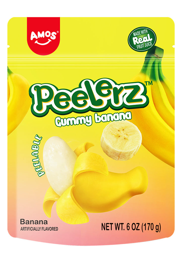 Amos Peelerz Gummy Banana 170g