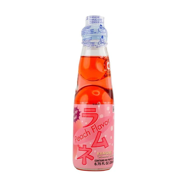 Fuji Soda Ramune Peach Flavor - 200ml