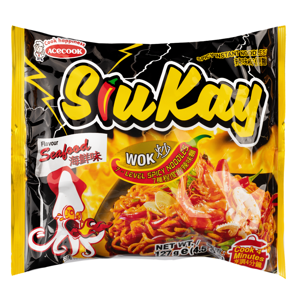 Siu Kay Wok 7- Level Spicy Seafood Spicy Noodles – Exotic Snack Guys