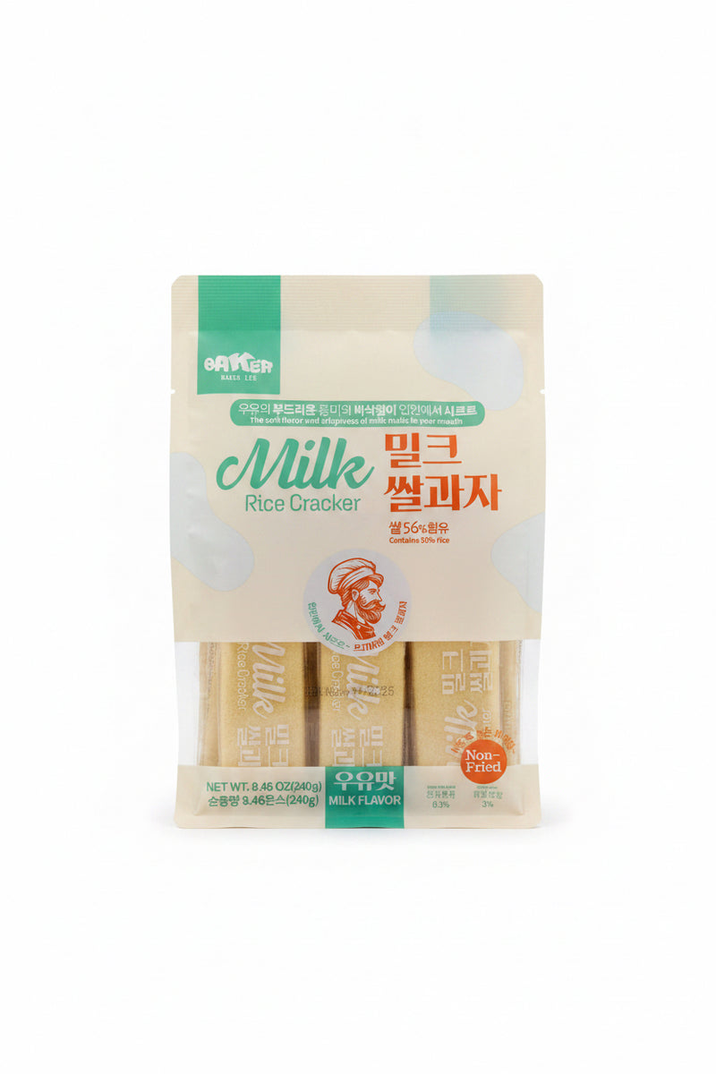 Baker Lee Rice Cracker - Milk Flavor – Exotic Snack Guys