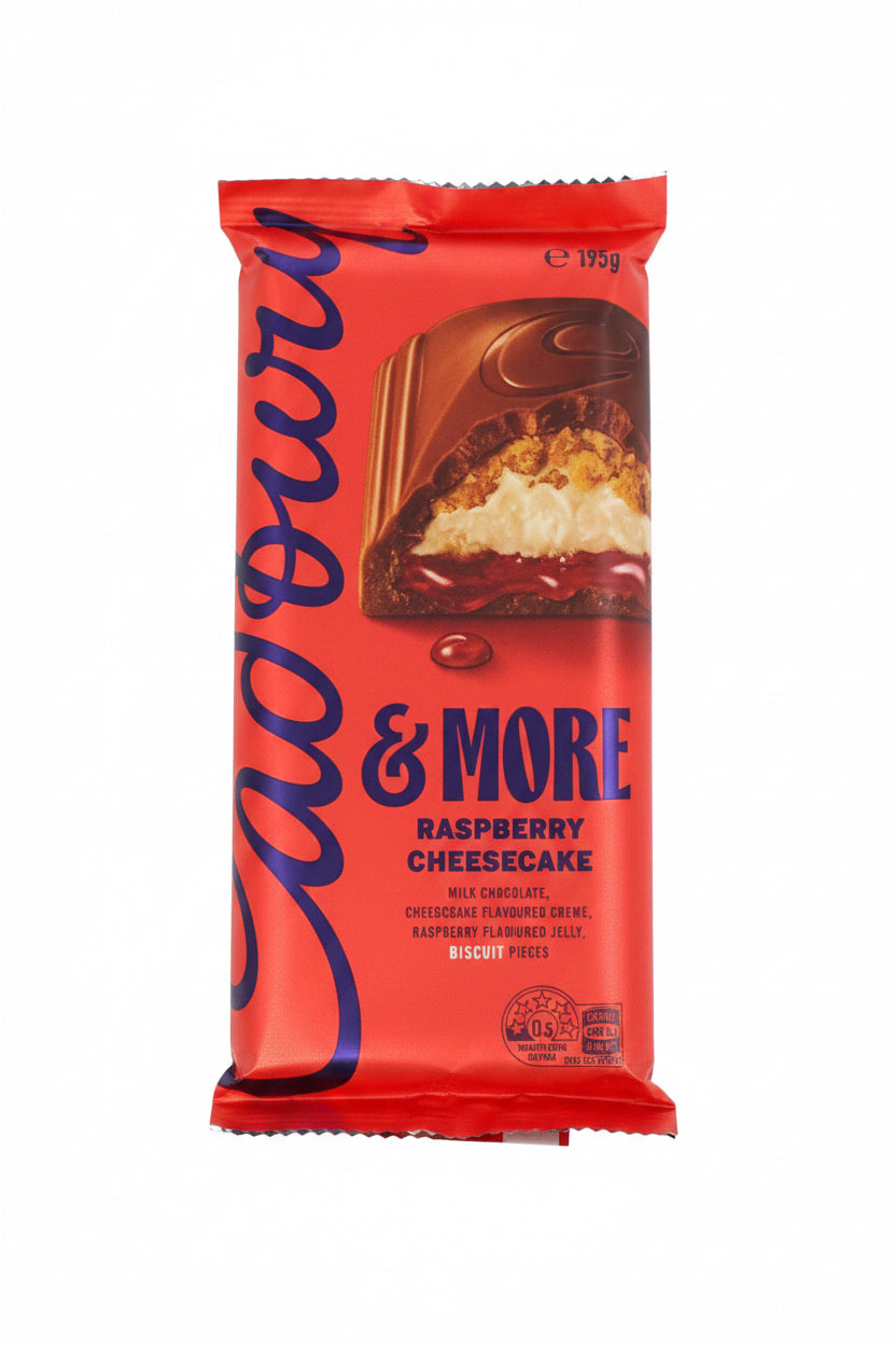 Cadbury & More - Raspberry Cheesecake – Exotic Snack Guys