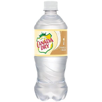 Canada Dry Vanilla Cream Ginger ale 591ml (20oz) Wholesale - Case of 24