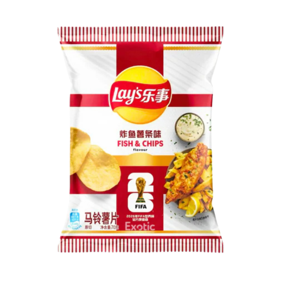 Lay's Potato Chips - FIsh & Chips Flavor – Exotic Snack Guys