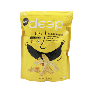 Deep Long Banana Chips Black Pepper