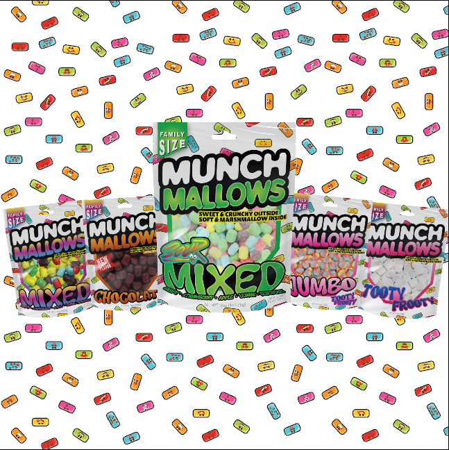 Munch Mallows - Marshmallow Candy - Unique Novelty Candy: Tooty Frooty ...