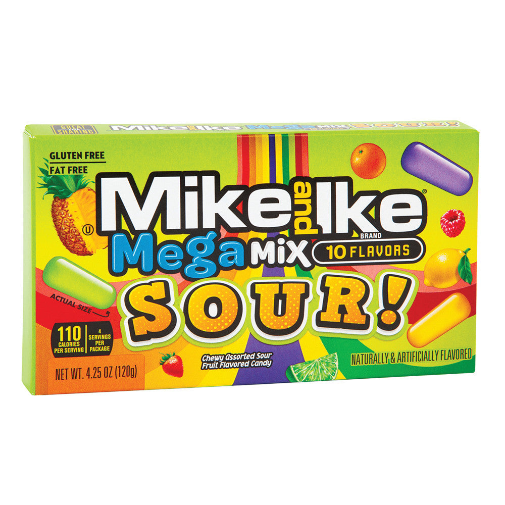 Mike and Ike mega mix sour chewy candies