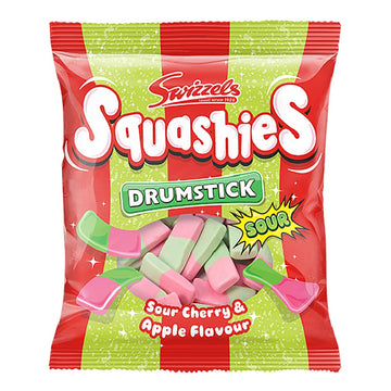 Swizzels Squashies Sour Drumstick - Sour cherry & Apple