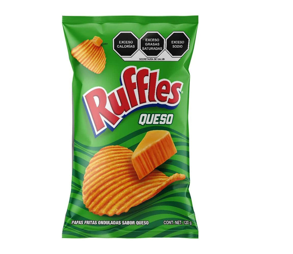 Ruffles Queso 120g - Mexico (Case of 12)
