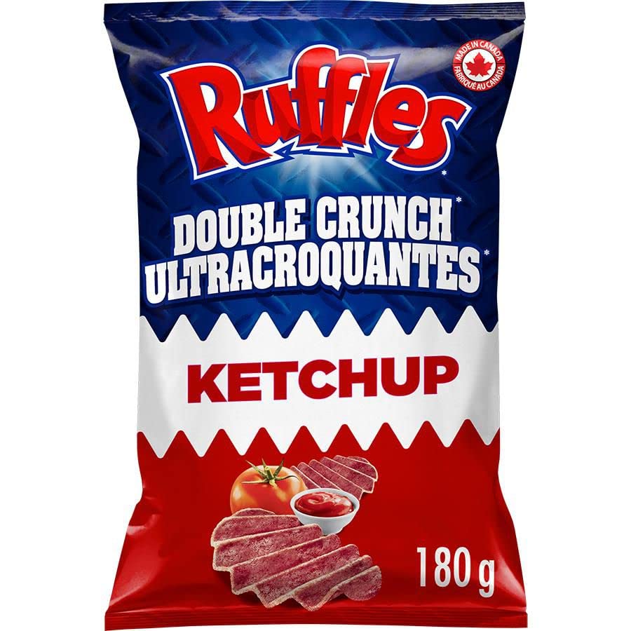 Ruffles Ketchup double crunch Bag Wholesale Bag of 12