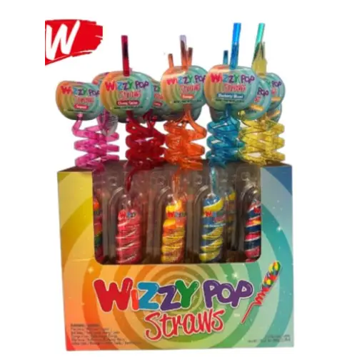 Wizzy Pop Straws 50g x 20ct: Default Title – Exotic Snack Guys