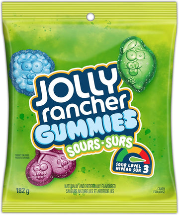 Jolly Rancher Sours 182g Bag Wholesale - Box of 10