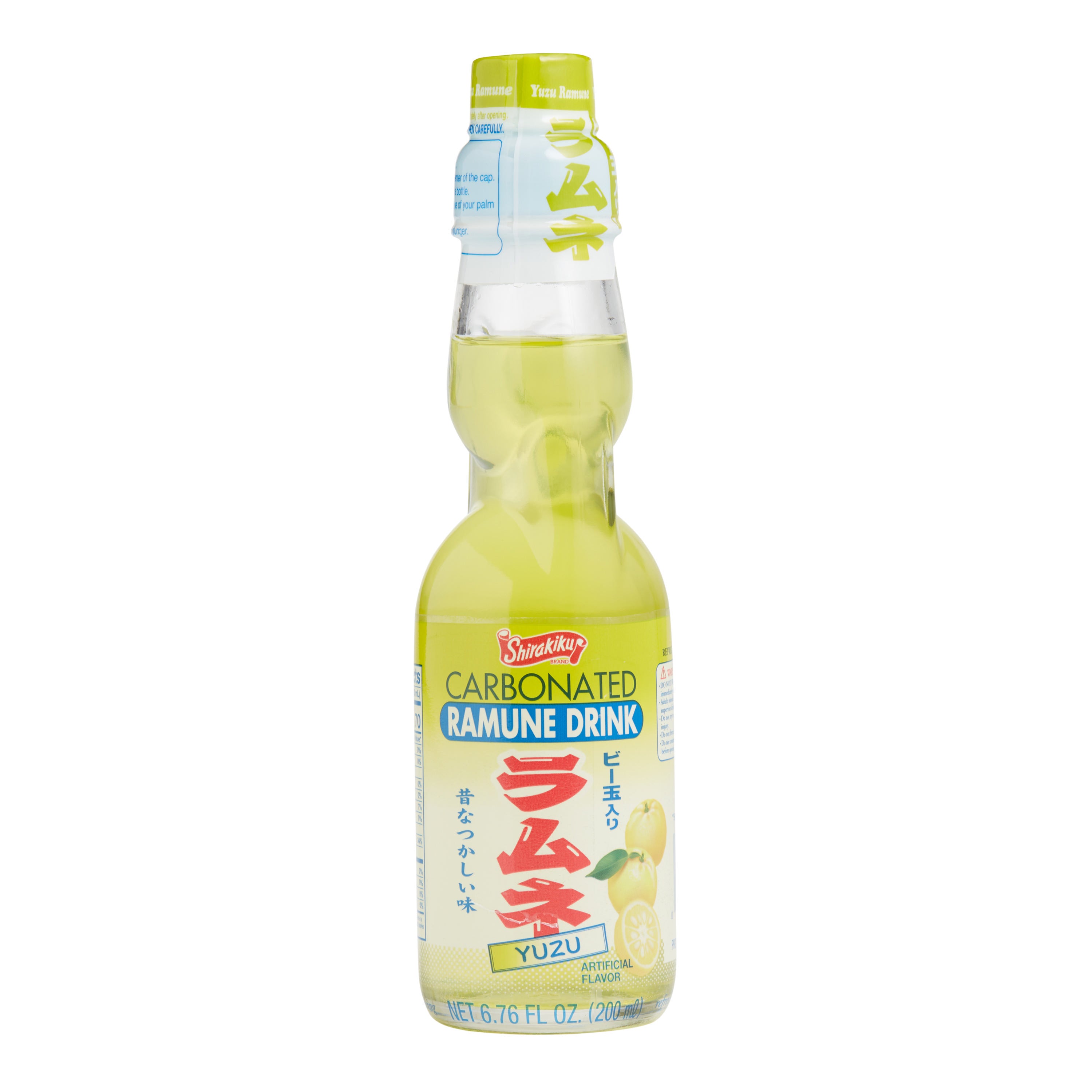 Shirakiku Ramune Carbonated Drink - Yuzu Flavor – Exotic Snack Guys