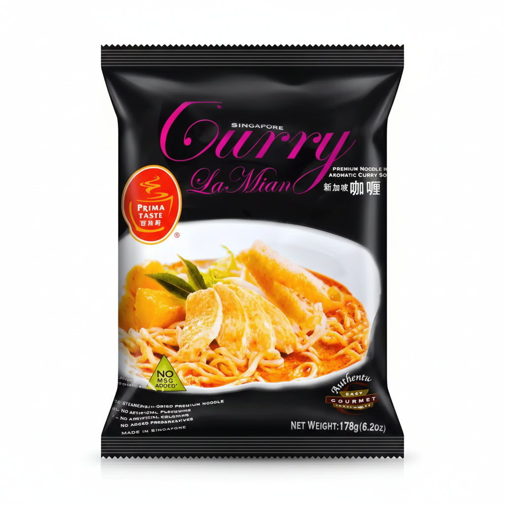 Prima Taste - Singapore Curry La Mian - Oriental Instant Noodles - 6.2 ...