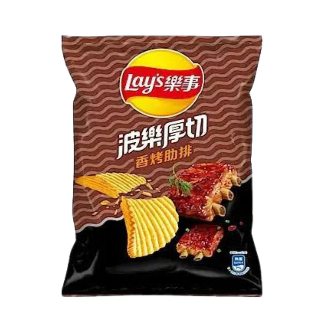 Lays  BBQ Rib 34g - TAIWAN (Case of 12)