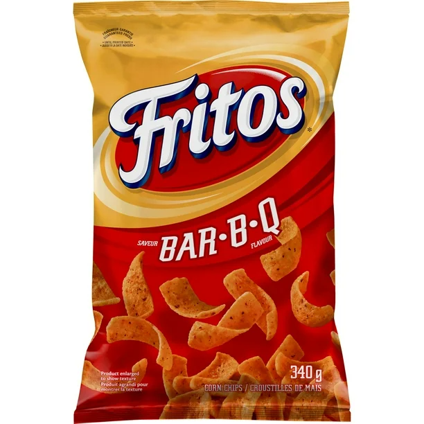 Frito Lay BBQ Corn Chip 90g Canada (Case of 12)