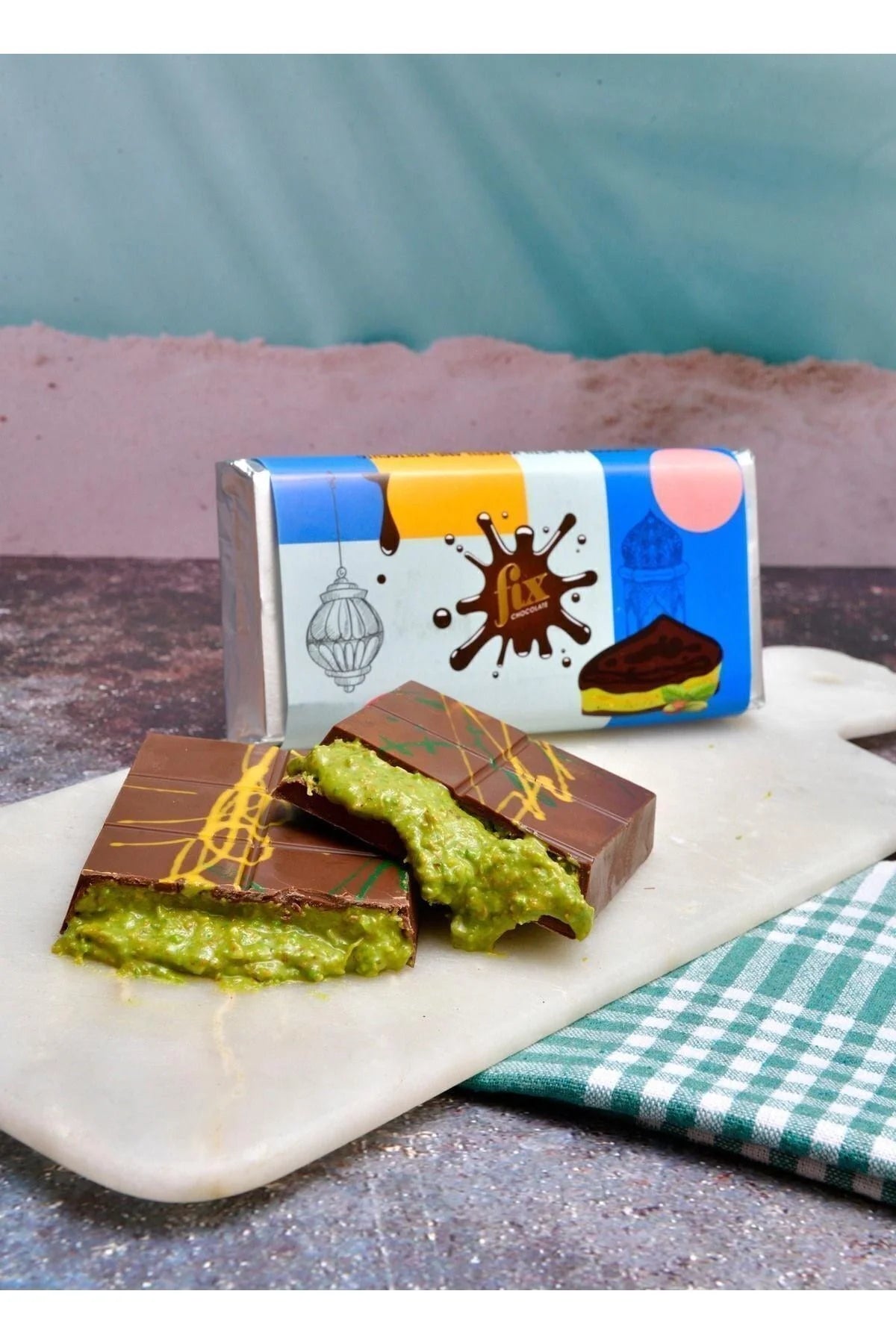 Fix Chocolate with Knafeh and Pistachio - Dubai Chocolate – Exotic