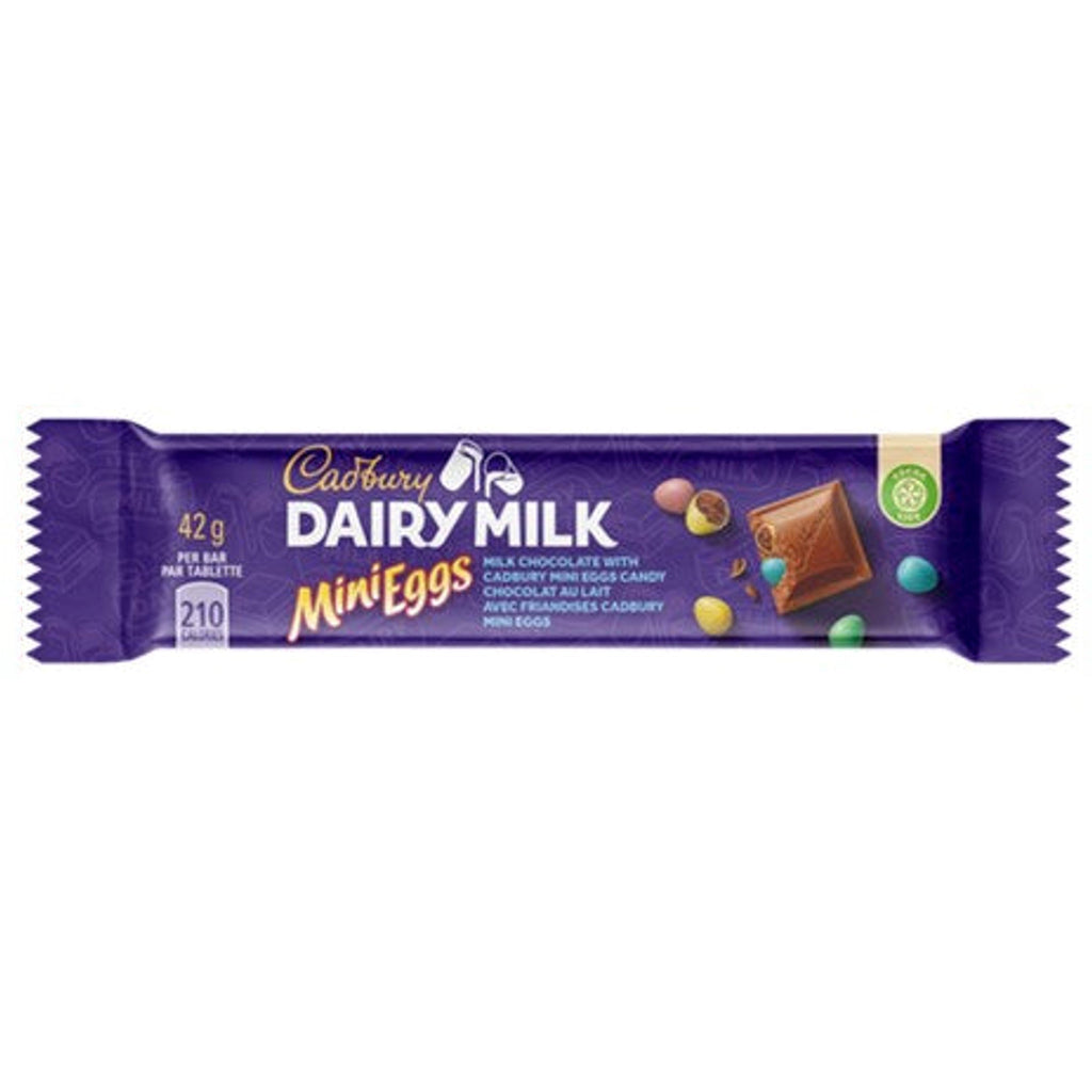 Cadbury Dairy Milk Mini Eggs chocolate bar 42g Box of 24 CANADA