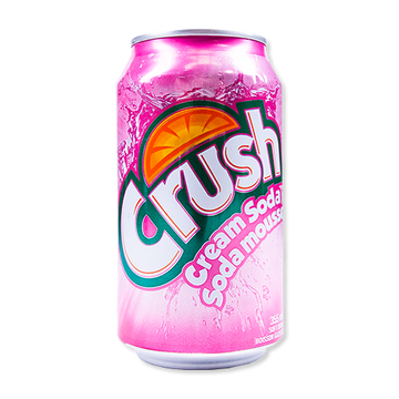 Crush Cream Soda Clear 330ml Can Wholesale - Case of 12