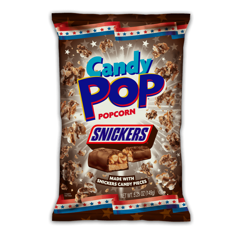 Candy Popcorn Snickers