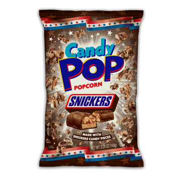 Candy Popcorn Snickers