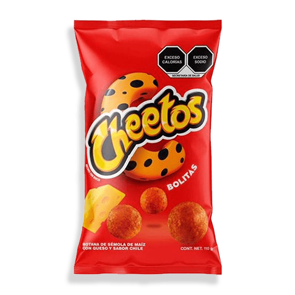 Cheetos Bolitas 110g  - Mexico (Case of 12)