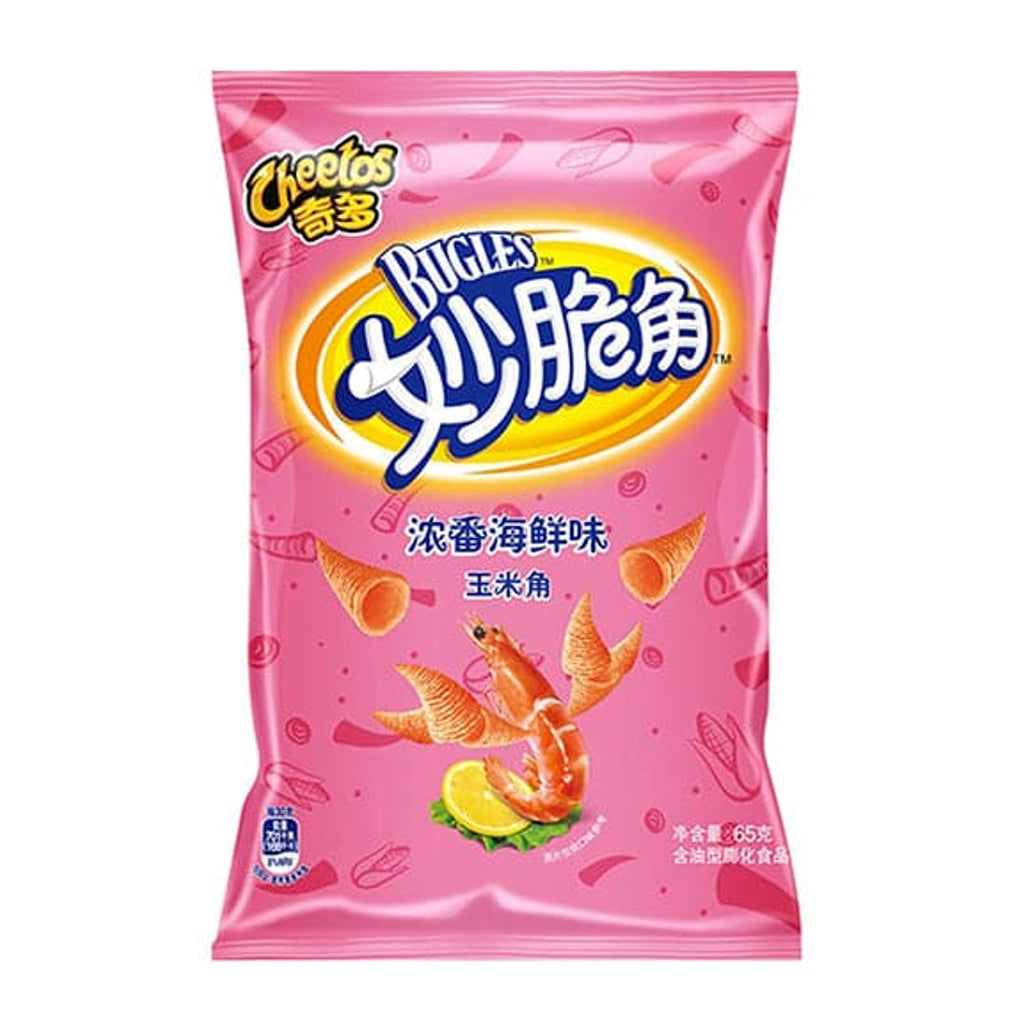 Cheetos Bugles Shrimp 65g CHINA (Case of 12)