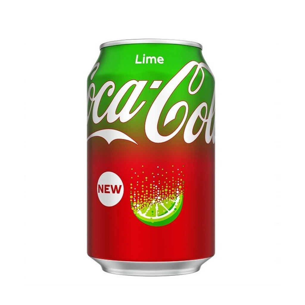 Coca Cola Lime 330ml cans case of 24 UNITED KINGDOM