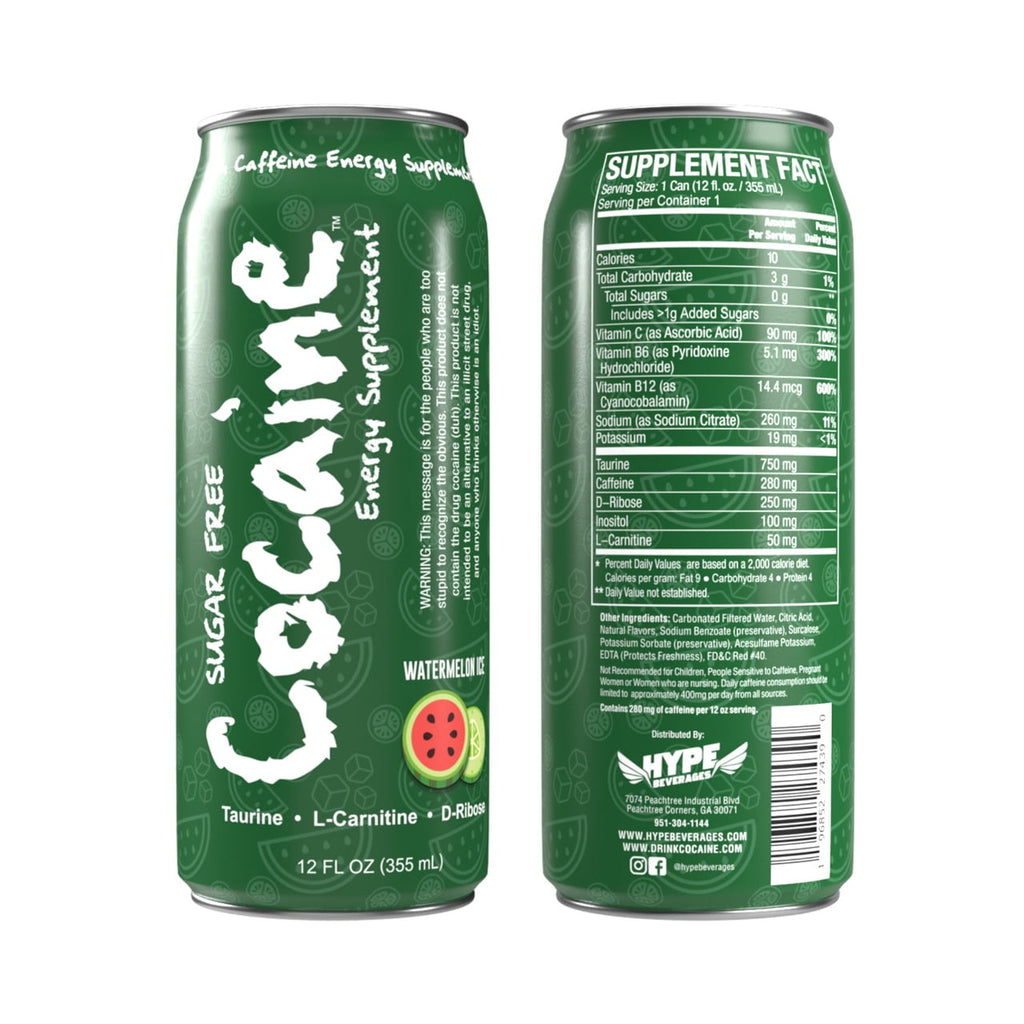 Cocaine Energy Drink - Watermelon Sugarfree