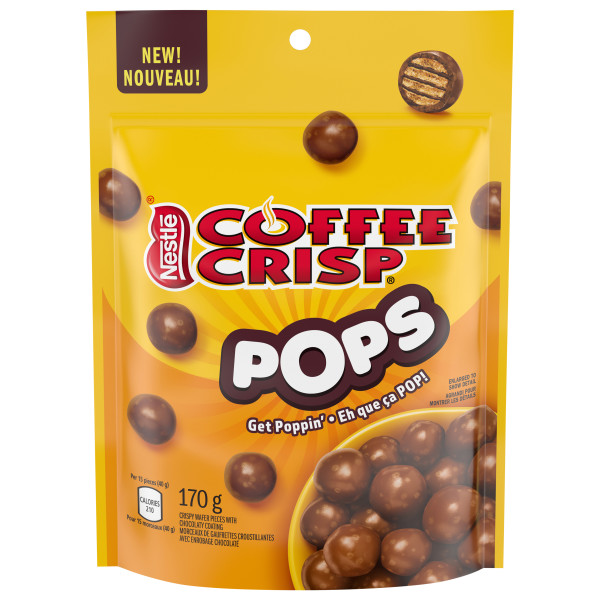 Coffee Crisp	Pops Original	 170g - Canada (Case of 12)