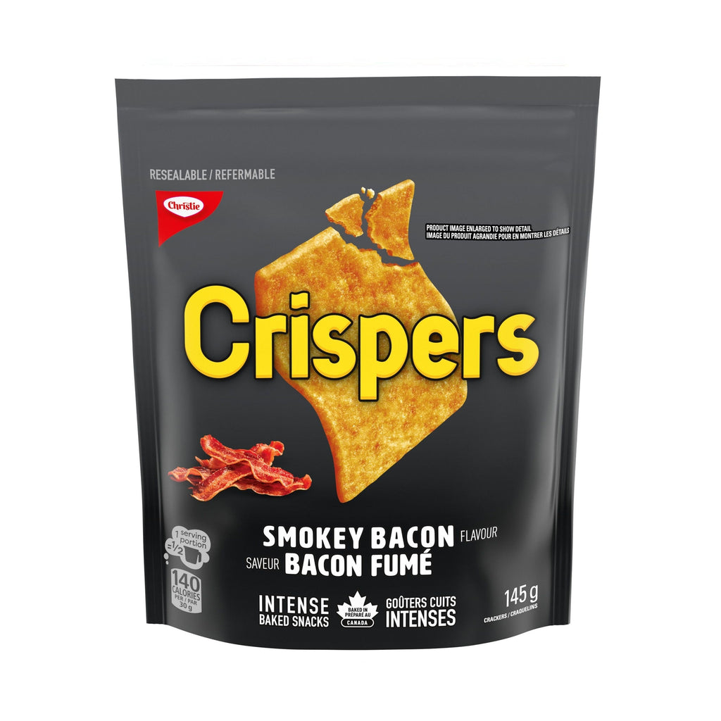 Crispers Smokey Bacon Flavour 145g CANADA (Case of 12)