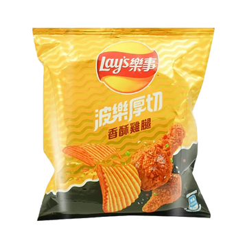 Lays Crispy Fried Chicken 34g - TAIWAN (Case of 12)