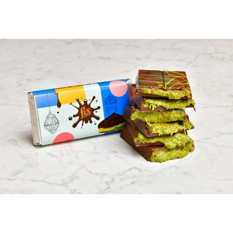 Fix Chocolate with Knafeh and Pistachio - Dubai Chocolate