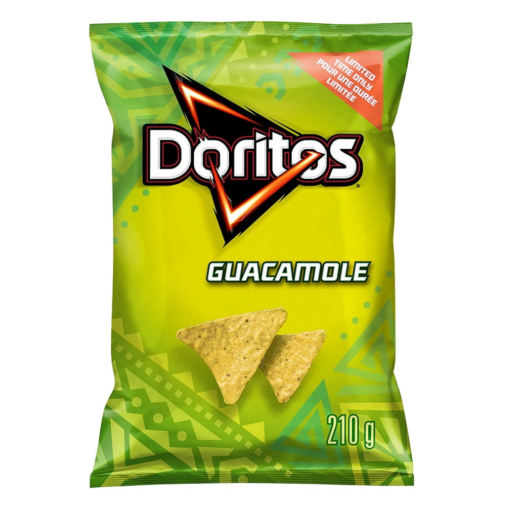 Doritos Guacamole tortilla chips 210g CANADA (Case of 12)