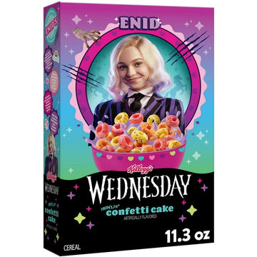 Kelloggs Wednesday Enid Confetti Cake Cereal - 11.3oz