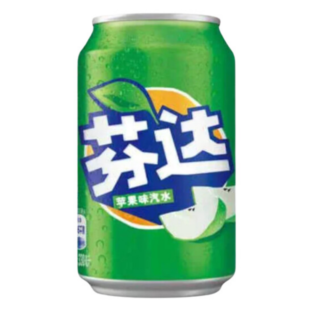 Fanta Green Apple 330ml Case of 24 - China