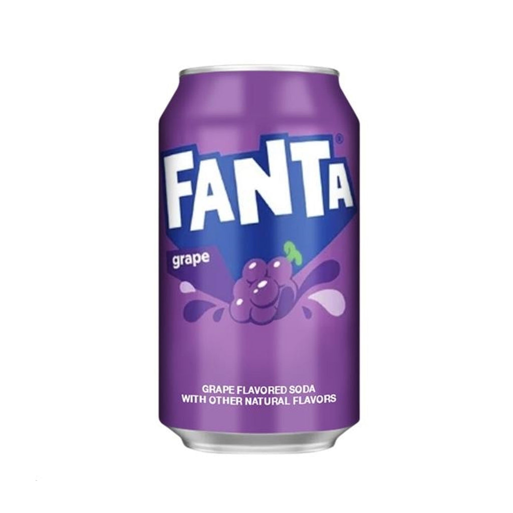Fanta grape 237ml mini cans case of 24 TRINIDAD