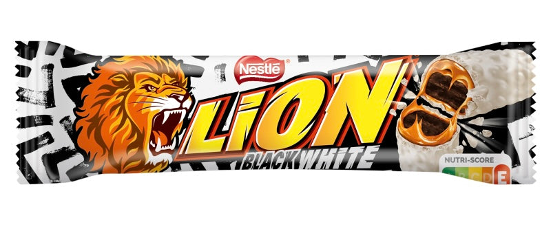 川辺　Nestlé Lion Black White 5本入り Nestle Lion Black White – Exotic Snack Guys
