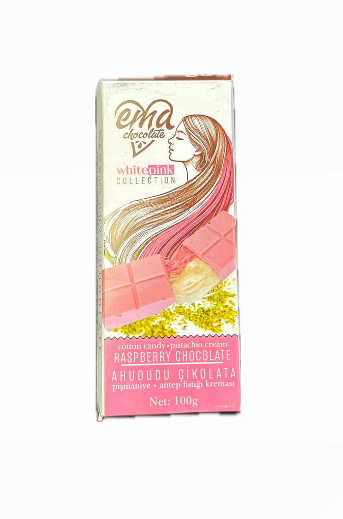 Ema Pistachio Cream & Cotton Candy Raspberry Chocolate