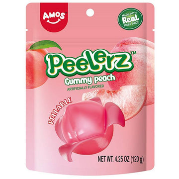 Amos Peelerz Gummy Peach 120g
