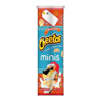 Cheetos Snowy Cheese Balls White Cheddar Minis 102.7g